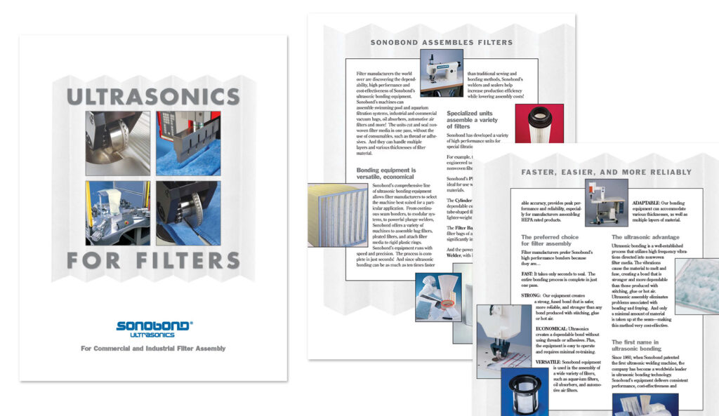 Sonobond Ultrasonics Textiles brochure