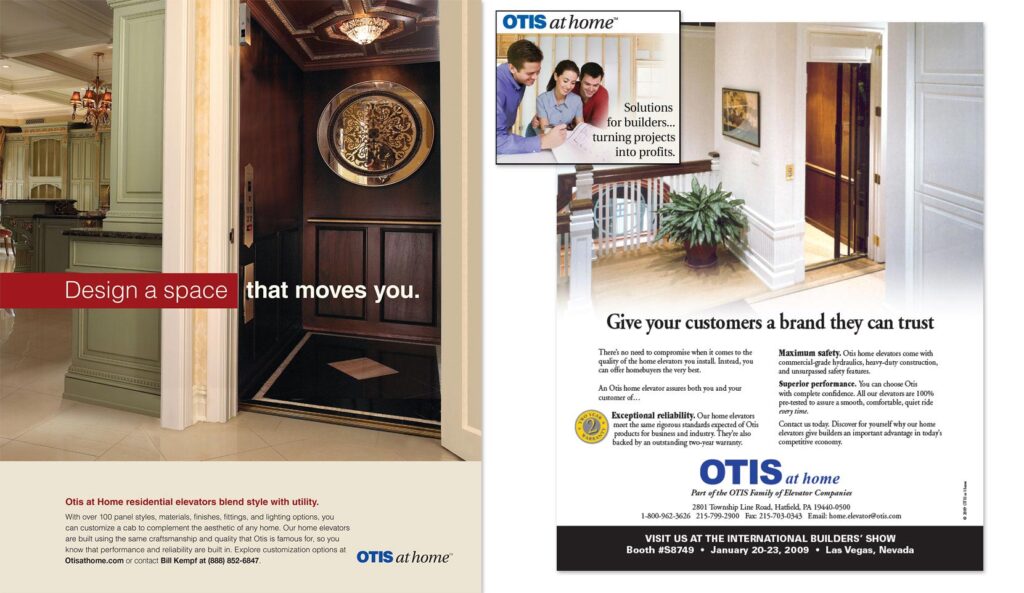 Otis at Home advertising