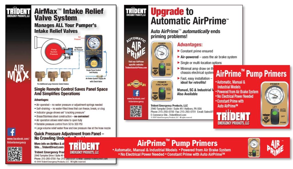 Advertising for Trident Emergency Products